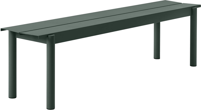 Linear Steel Bench - Muuto - Stools + Benches + Ottomans - Small - Black - HORNE