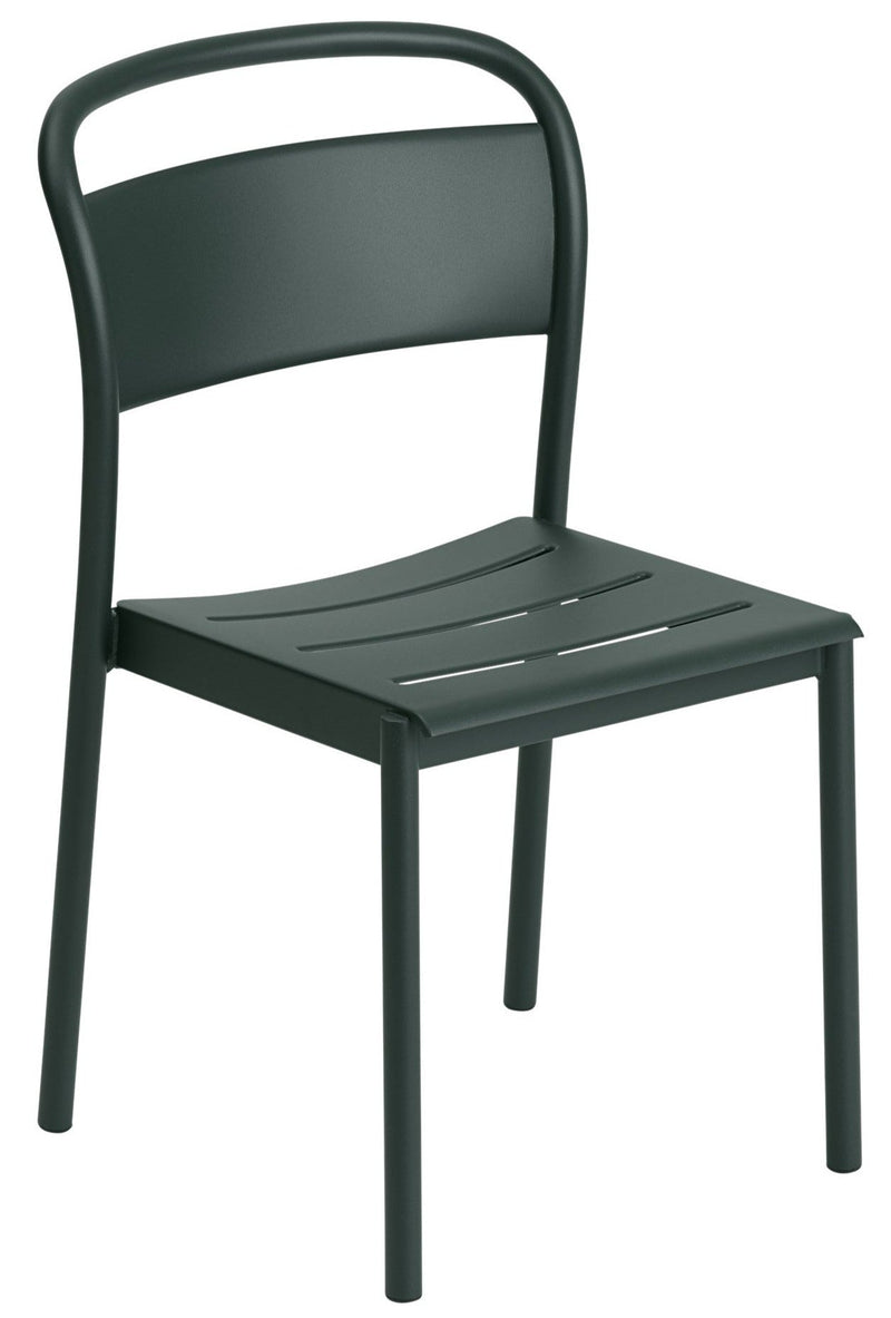 Linear Steel Side Chair - Muuto - Chairs - Black - HORNE