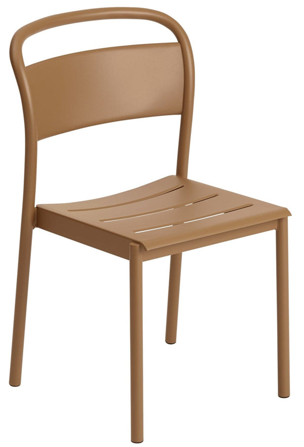 Linear Steel Side Chair - Muuto - Chairs - Burnt Orange - HORNE