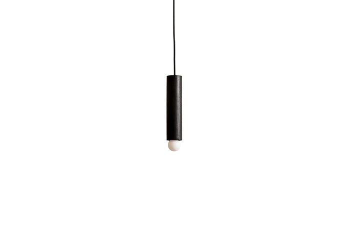 Lodge Cord Pendant - Workstead - Pendants - Small - Hewn Brass - Natural Oak - HORNE