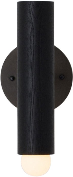 Lodge Extension Sconce - Workstead - Wall Sconces - Natural Oak - Hewn Brass - HORNE