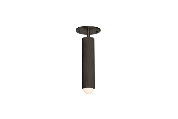 Lodge Flush Mount - Workstead - Ceiling Lights - Natural Oak - Hewn Brass - HORNE