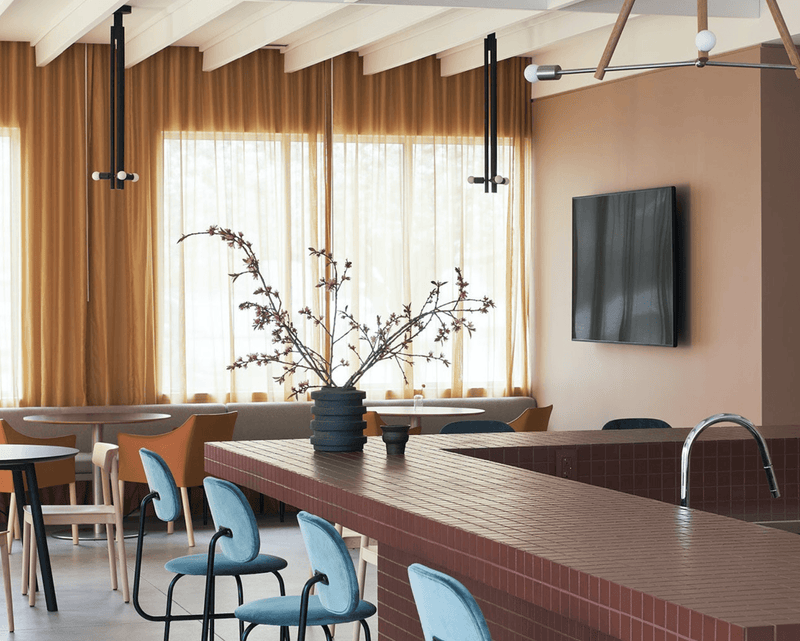 Lodge Pendant - Workstead - Pendants - Natural Oak - Hewn Brass - HORNE