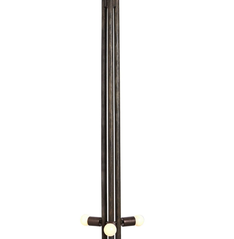 Lodge Pendant - Workstead - Pendants - Natural Oak - Hewn Brass - HORNE