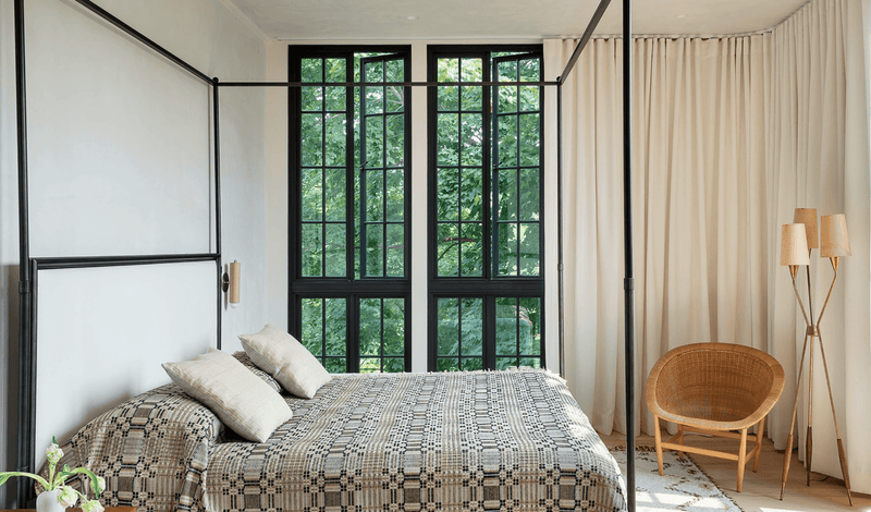 Lodge Wall Sconce - Workstead - Wall Sconces - Natural Oak - Hewn Brass - HORNE