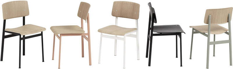Loft Chair - Muuto - Chairs - Black Frame & Oak Seat - HORNE