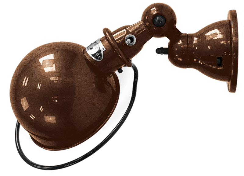 Loft Wall Sconce - D1000X - Glossy Finish - Jielde - Wall Sconces - No Switch - Fuschia - RAL4008 - HORNE