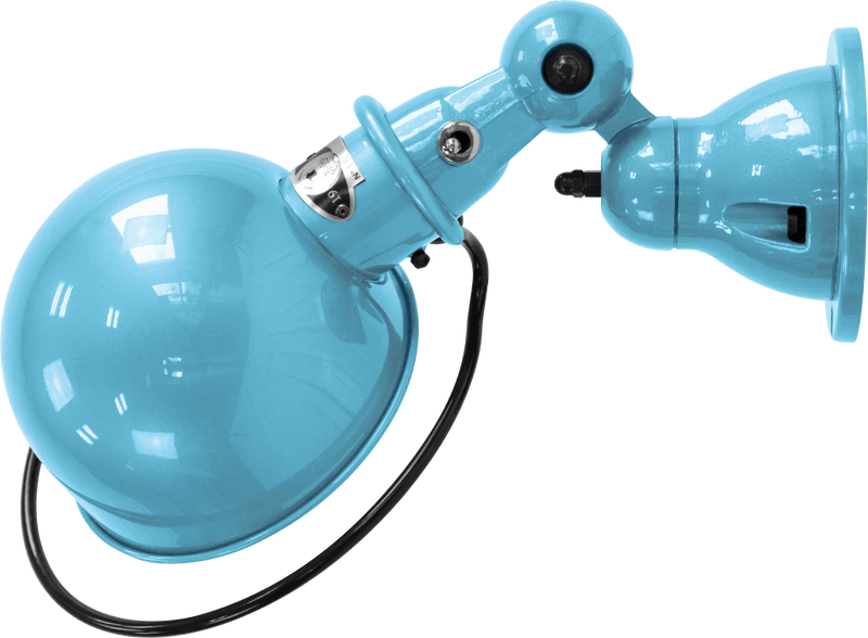 Loft Wall Sconce - D1000X - Glossy Finish - Jielde - Wall Sconces - No Switch - Fuschia - RAL4008 - HORNE