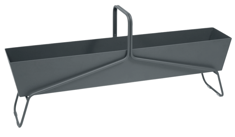 Long Basket Planter - Fermob - Outdoor Furniture - Acapulco Blue - HORNE