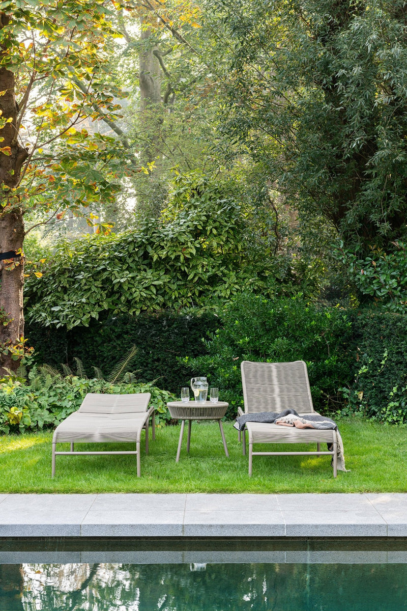 Loop Side Table - Vincent Sheppard - Outdoor Furniture - Taupe - HORNE