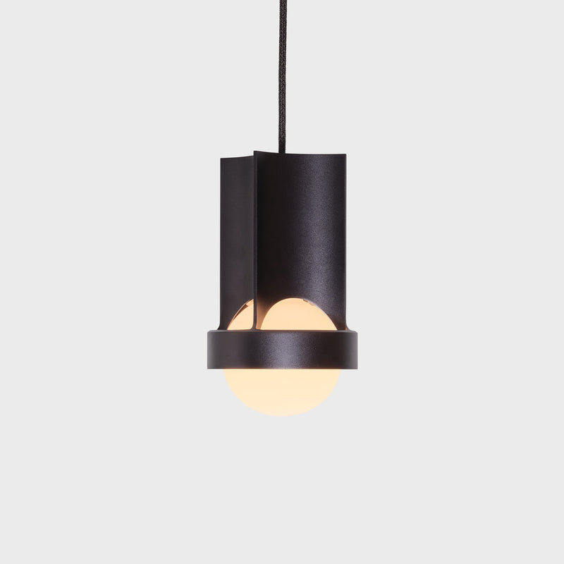 Loop Single Pendant w/ Sphere III Bulb - Tala - Dark Grey - HORNE