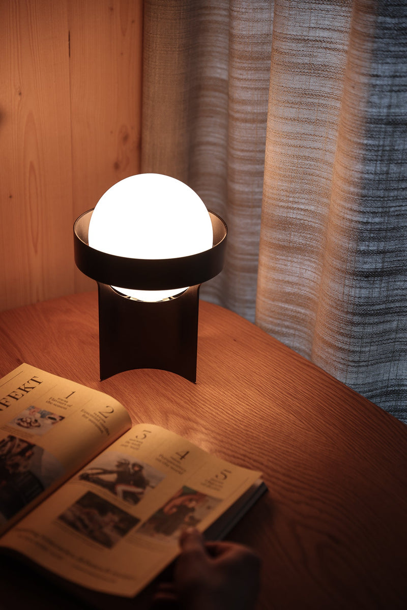 Loop Table Lamp w/ Sphere IV Bulb - Tala - Dark Grey - HORNE