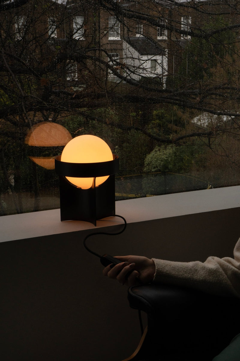 Loop Table Lamp w/ Sphere IV Bulb - Tala - Dark Grey - HORNE
