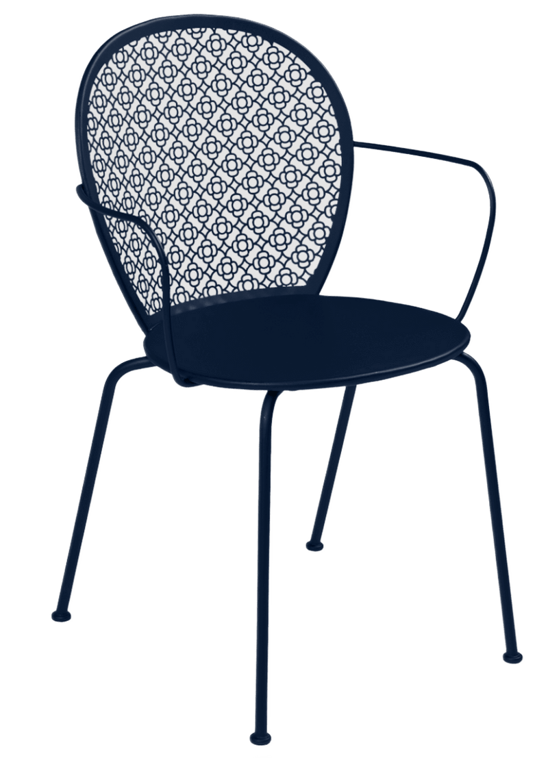 Lorette Armchair - Set of 2 - Fermob - Outdoor Furniture - Black Cherry - HORNE