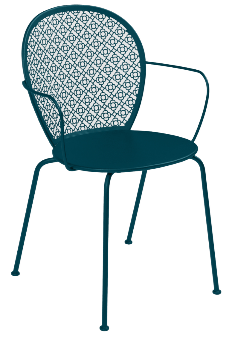 Lorette Armchair - Set of 2 - Fermob - Outdoor Furniture - Black Cherry - HORNE