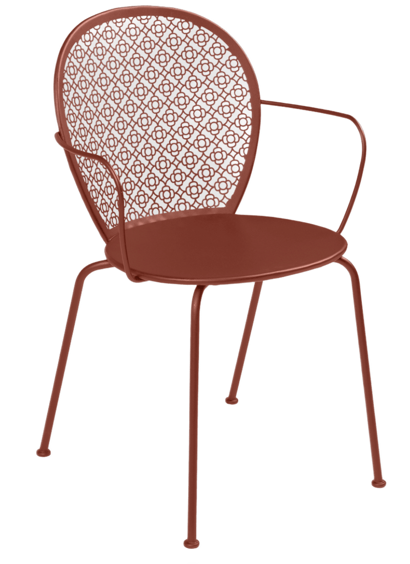 Lorette Armchair - Set of 2 - Fermob - Outdoor Furniture - Black Cherry - HORNE