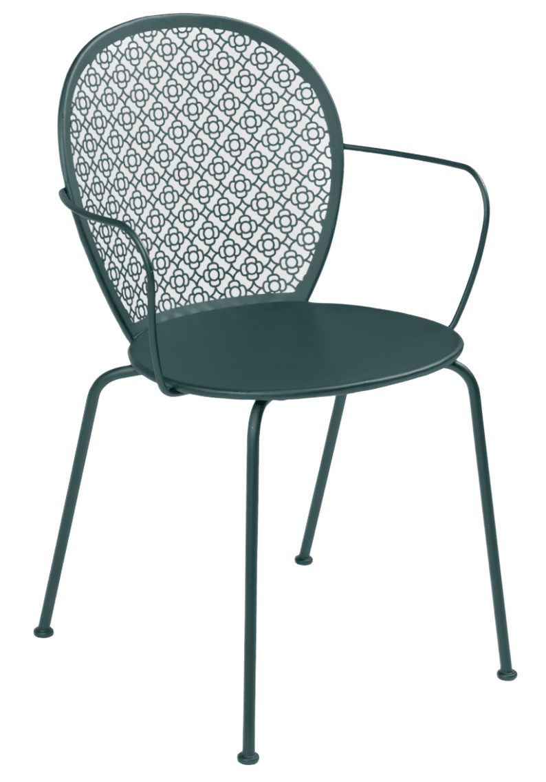 Lorette Armchair - Set of 2 - Fermob - Outdoor Furniture - Black Cherry - HORNE