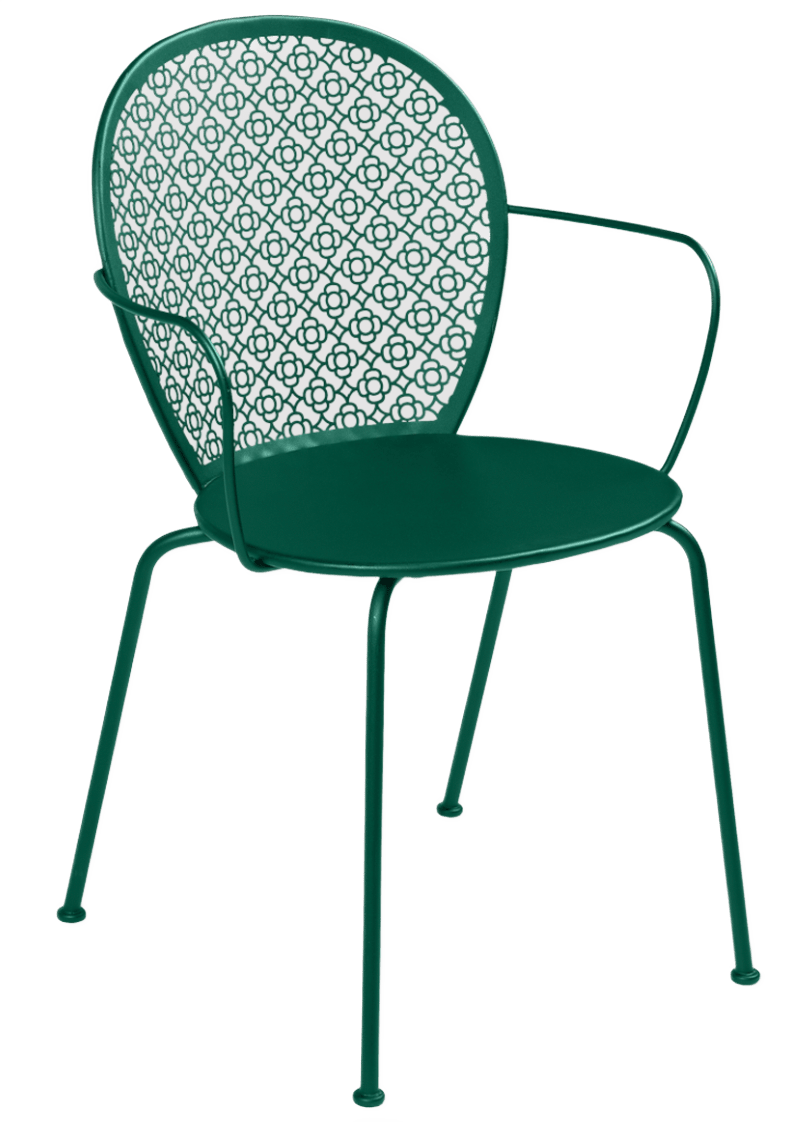 Lorette Armchair - Set of 2 - Fermob - Outdoor Furniture - Black Cherry - HORNE