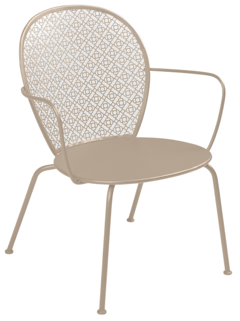 Lorette Low Armchair - Set of 2 - Fermob - Outdoor Furniture - Black Cherry - HORNE