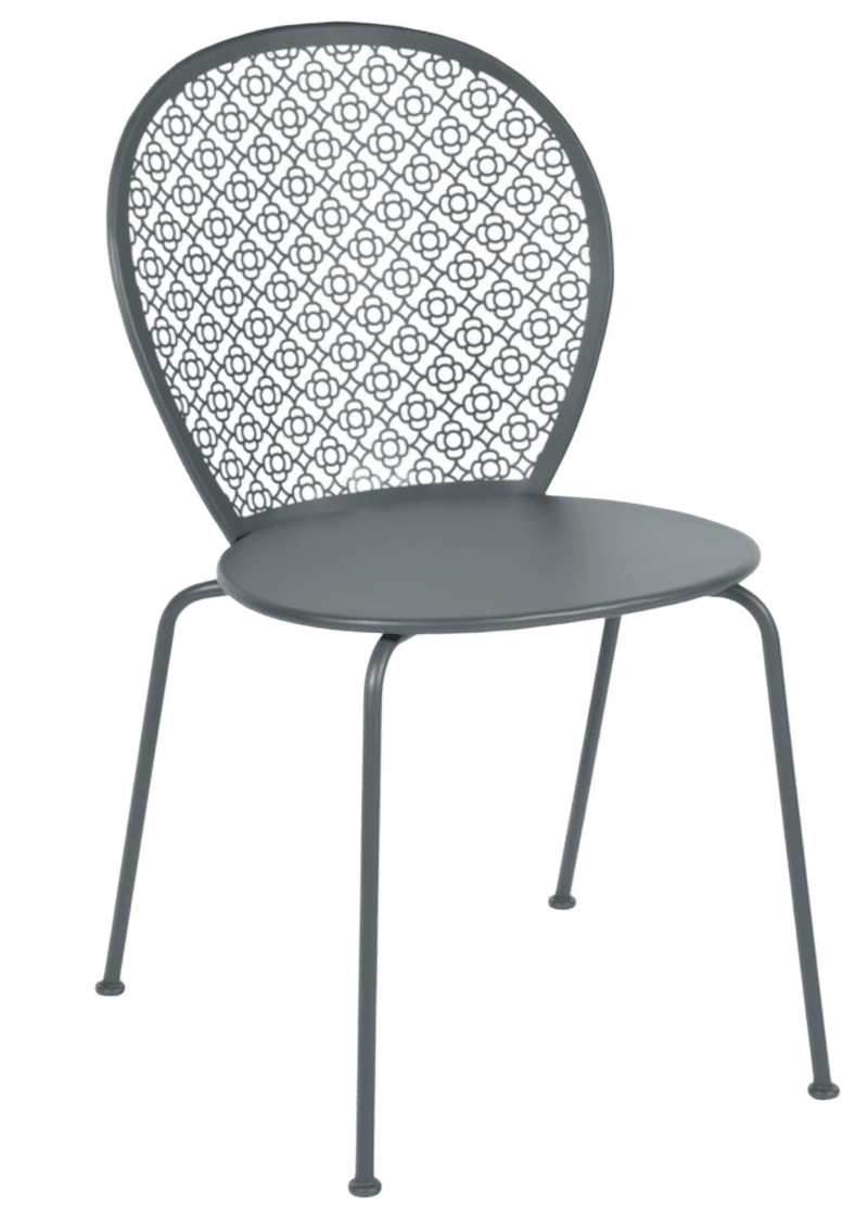 Lorette Side Chair - Set of 2 - Fermob - Outdoor Furniture - Black Cherry - HORNE