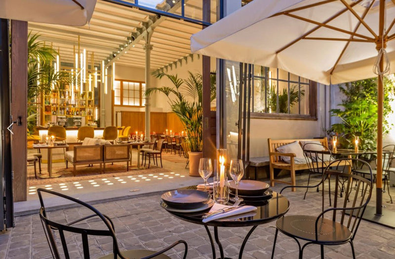 Louvre Armchair - Set of 2 - Fermob - Outdoor Furniture - Black Cherry - HORNE