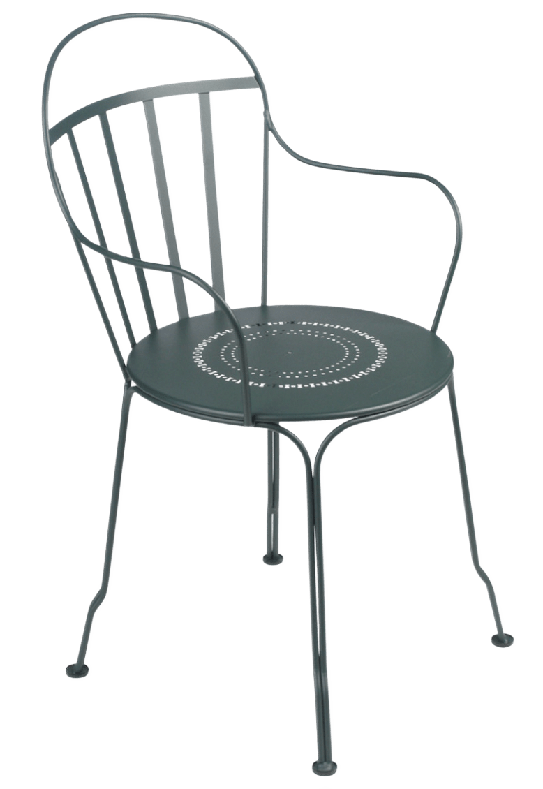 Louvre Armchair - Set of 2 - Fermob - Outdoor Furniture - Black Cherry - HORNE