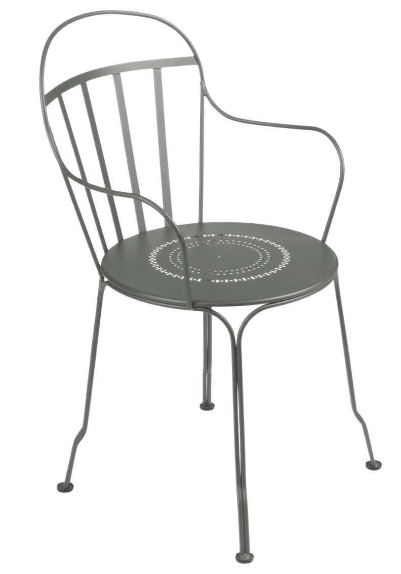 Louvre Armchair - Set of 2 - Fermob - Outdoor Furniture - Black Cherry - HORNE