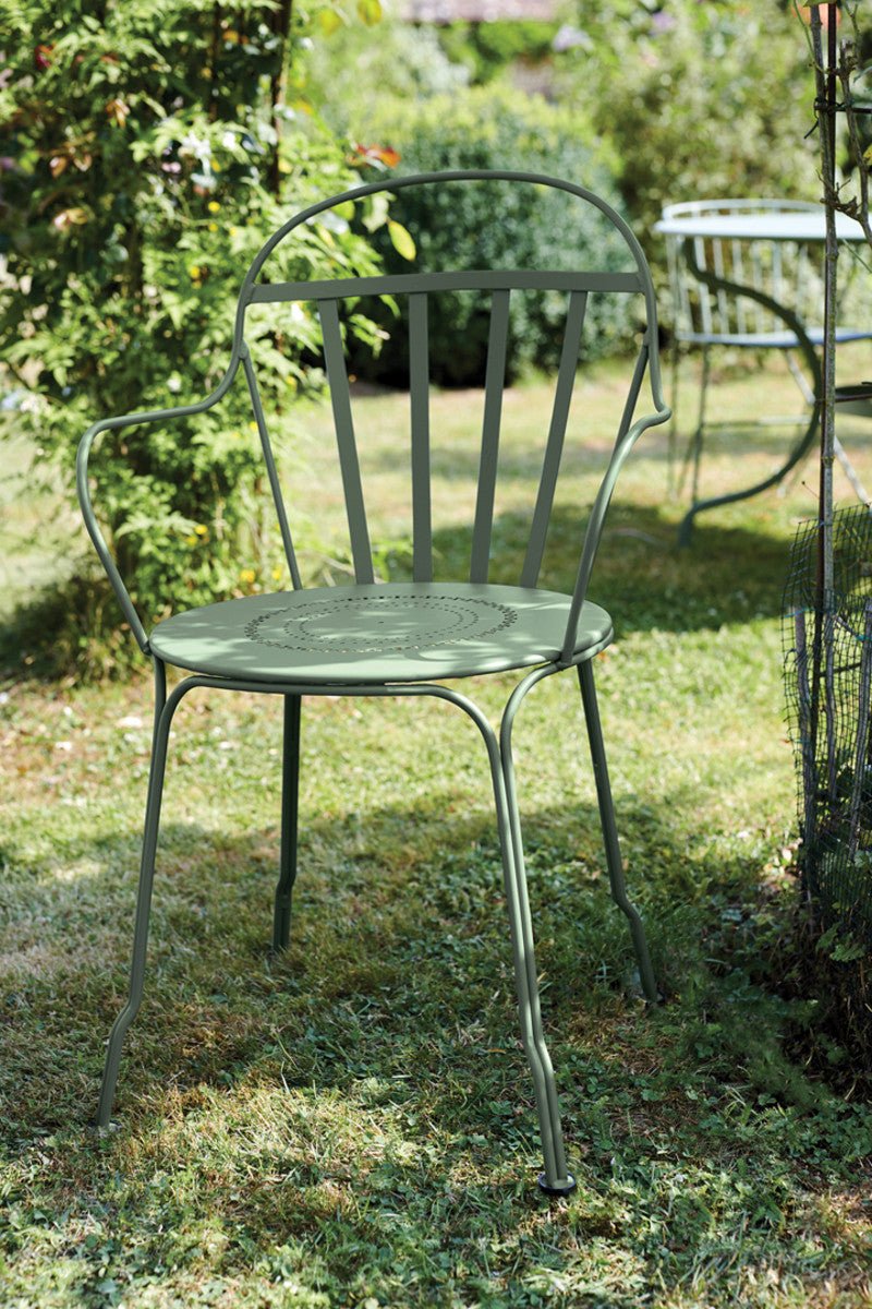 Louvre Armchair - Set of 2 - Fermob - Outdoor Furniture - Black Cherry - HORNE