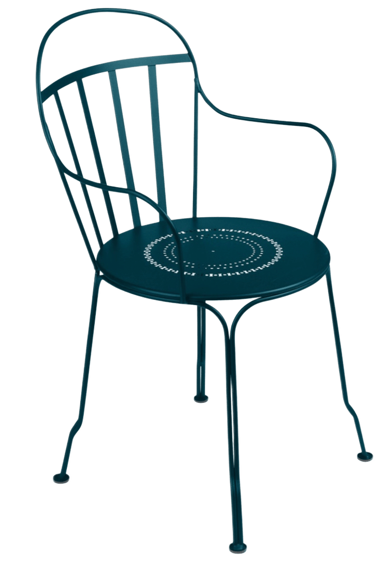 Louvre Armchair - Set of 2 - Fermob - Outdoor Furniture - Black Cherry - HORNE