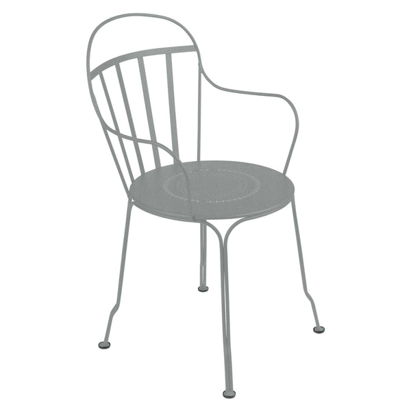 Louvre Armchair - Set of 2 - Fermob - Outdoor Furniture - Lapilli Grey - HORNE