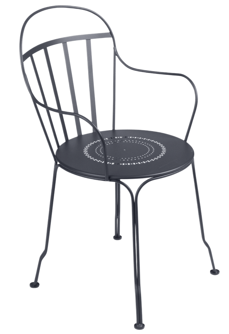 Louvre Armchair - Set of 2 - Fermob - Outdoor Furniture - Black Cherry - HORNE