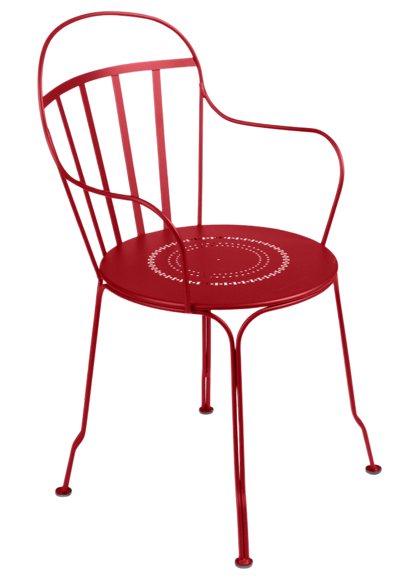 Louvre Armchair - Set of 2 - Fermob - Outdoor Furniture - Black Cherry - HORNE