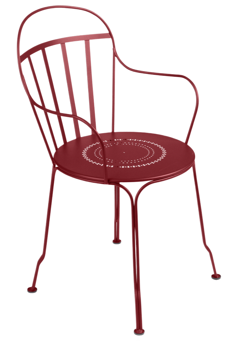 Louvre Armchair - Set of 2 - Fermob - Outdoor Furniture - Black Cherry - HORNE