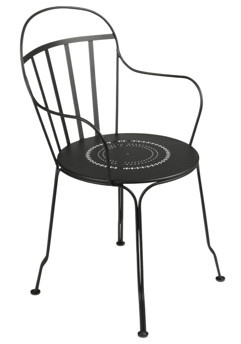 Louvre Armchair - Set of 2 - Fermob - Outdoor Furniture - Black Cherry - HORNE