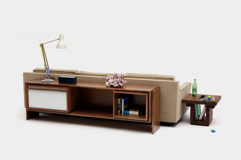 Low Unit - Artless - Sideboards + Cabinets - Large - Orange Lacquer - HORNE