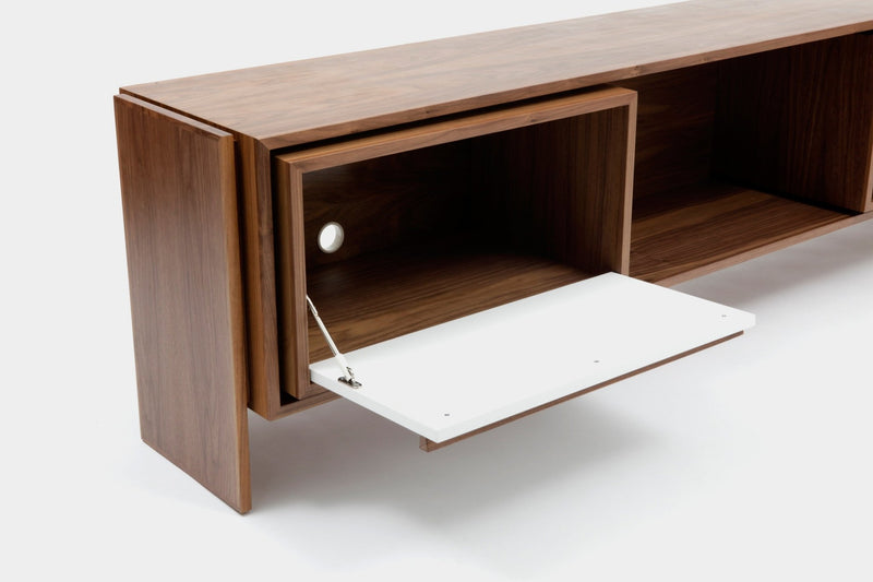 Low Unit - Artless - Sideboards + Cabinets - Large - Orange Lacquer - HORNE