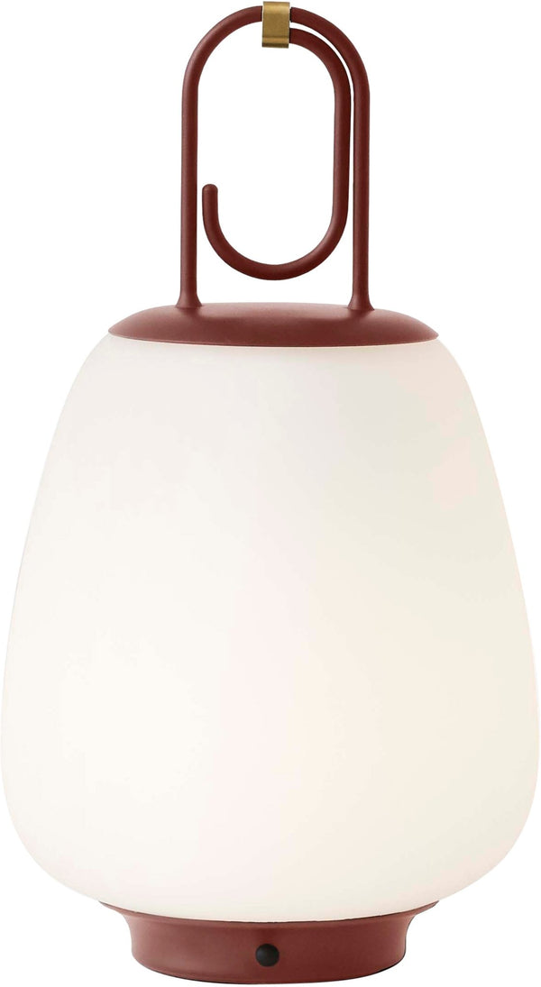 Lucca Portable Lamp SC51 - &Tradition - Table + Task - Maroon - HORNE
