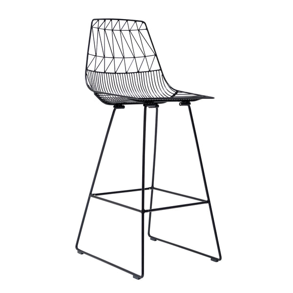 Lucy Bar Stool - Set of 2 - Bend Goods - Outdoor Furniture - Black - HORNE
