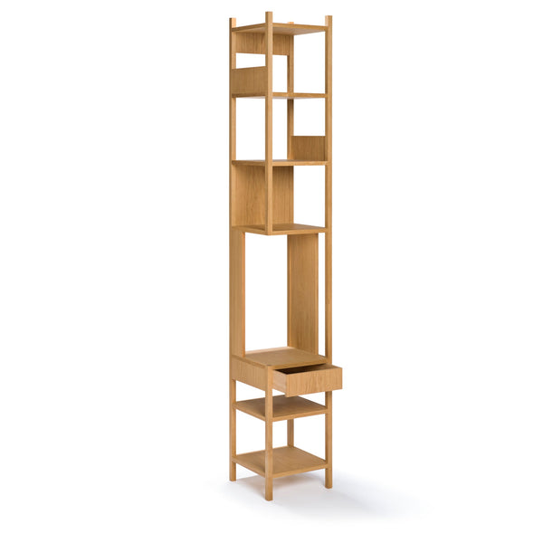 Lungangolo Shelf - Karakter - Shelving - Black Oak - Left - Handed - HORNE