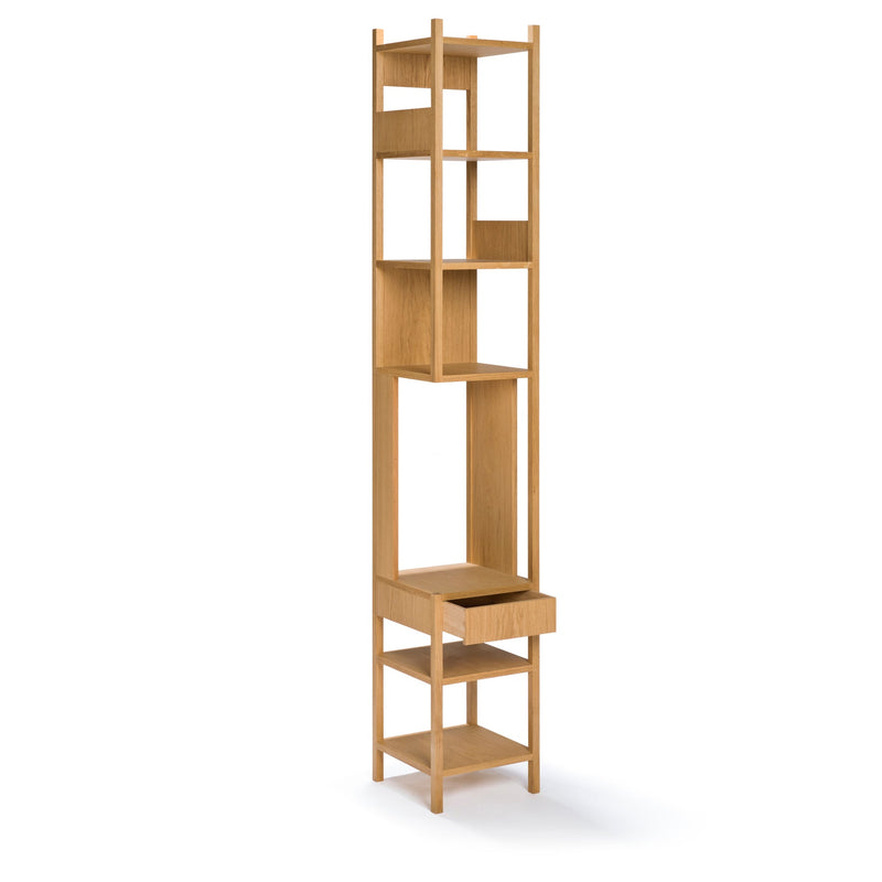 Lungangolo Shelf - Karakter - Shelving - Black Oak - Left - Handed - HORNE