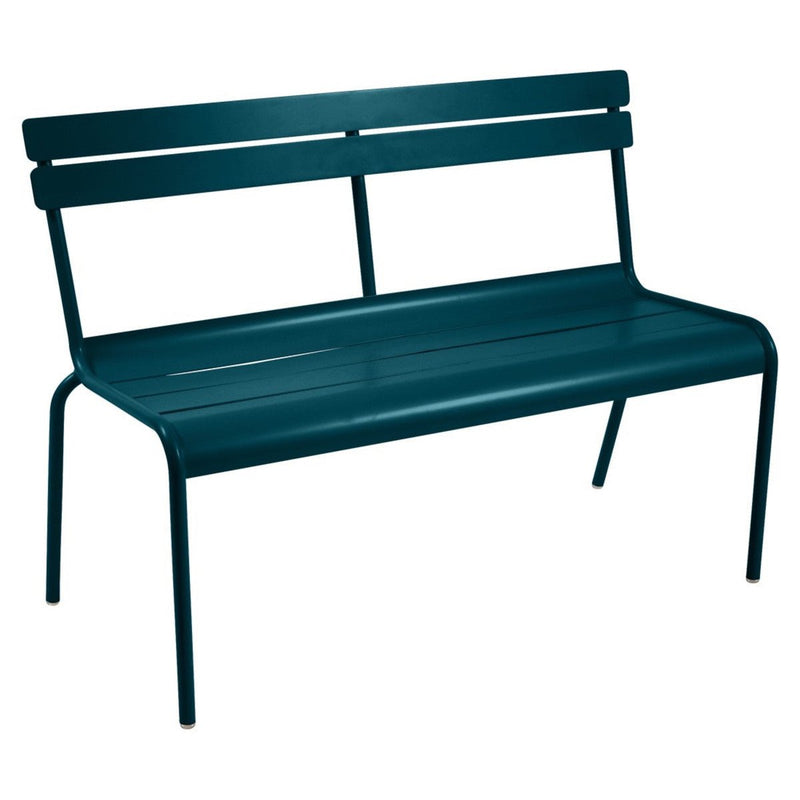 Luxembourg 2/3 Seater Bench - Fermob - Outdoor Furniture - Acapulco Blue - HORNE