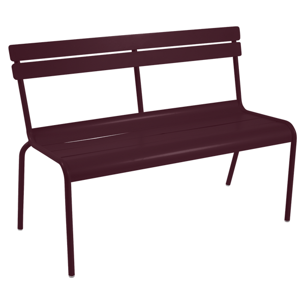 Luxembourg 2/3 Seater Bench - Fermob - Outdoor Furniture - Black Cherry - HORNE