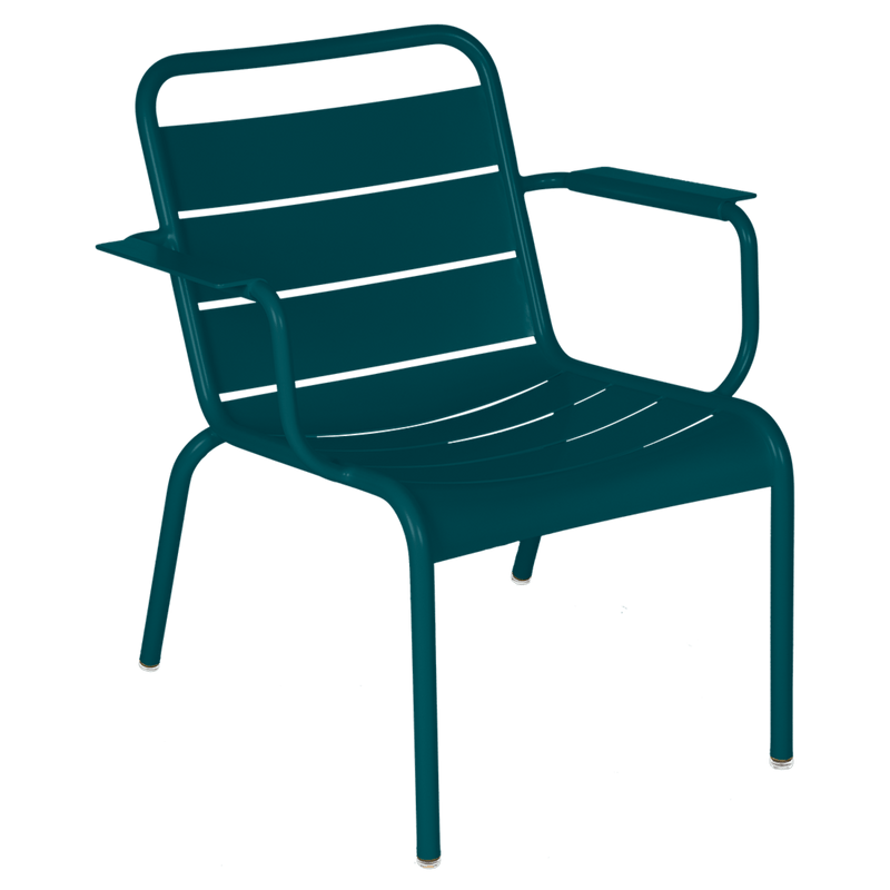 Luxembourg Lounge Armchair - Set of 2 - Fermob - Outdoor Furniture - Acapulco Blue - HORNE