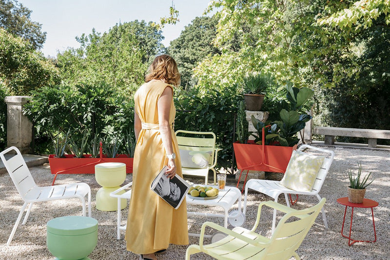 Luxembourg Lounge Chair - Set of 2 - Fermob - Outdoor Furniture - Black Cherry - HORNE