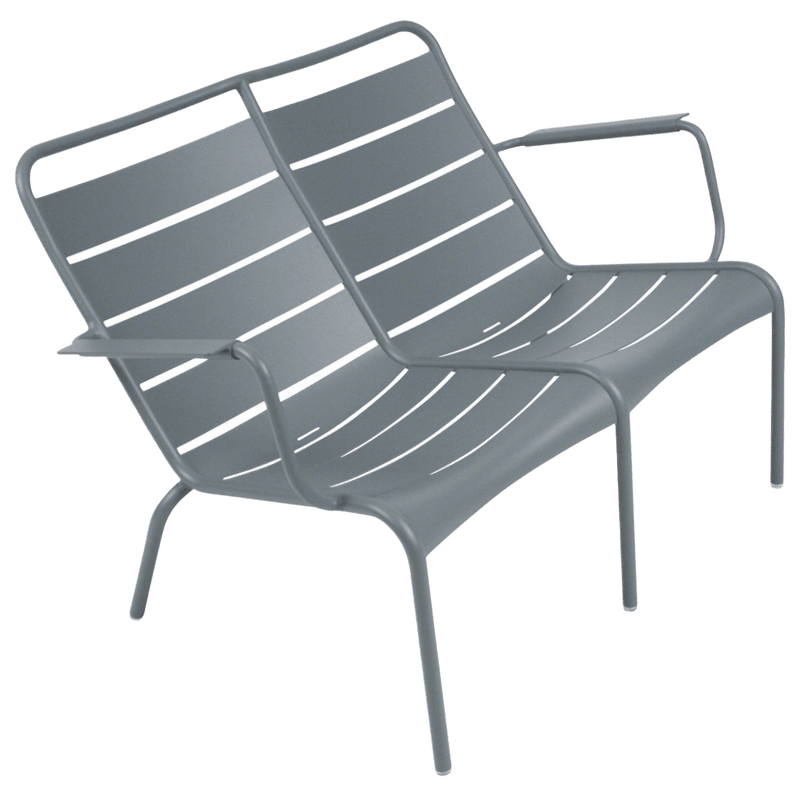 Luxembourg Low Armchair Duo - Fermob - Outdoor Furniture - Black Cherry - HORNE