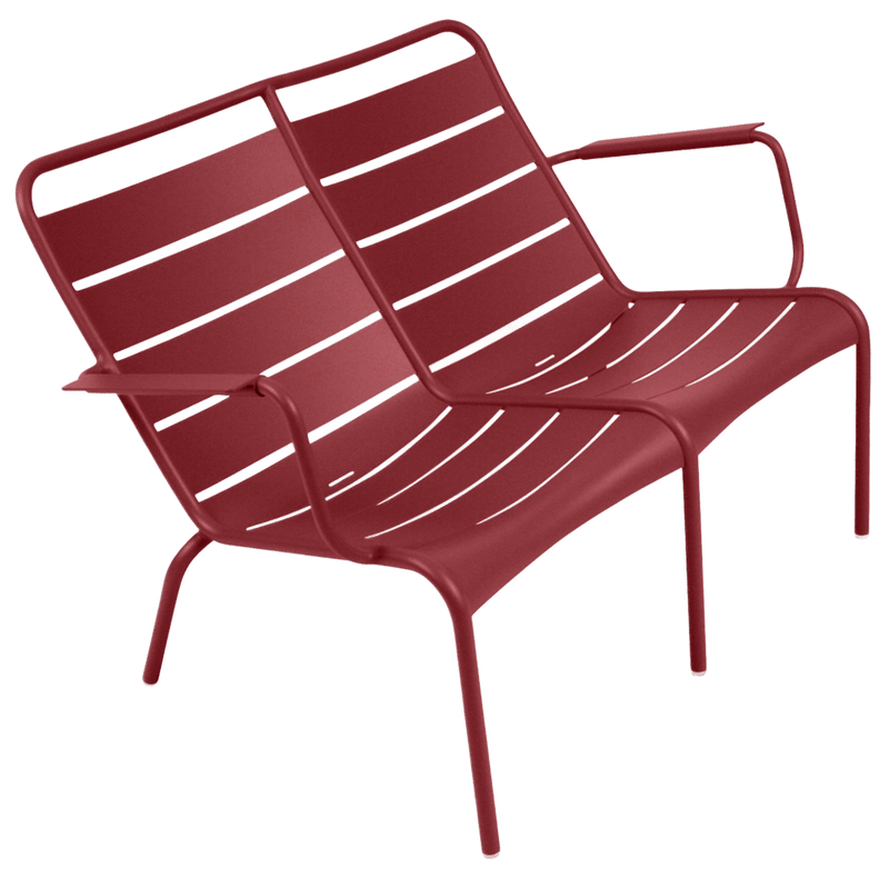Luxembourg Low Armchair Duo - Fermob - Outdoor Furniture - Black Cherry - HORNE