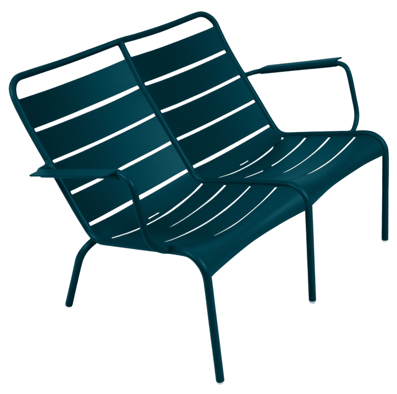 Luxembourg Low Armchair Duo - Fermob - Outdoor Furniture - Black Cherry - HORNE