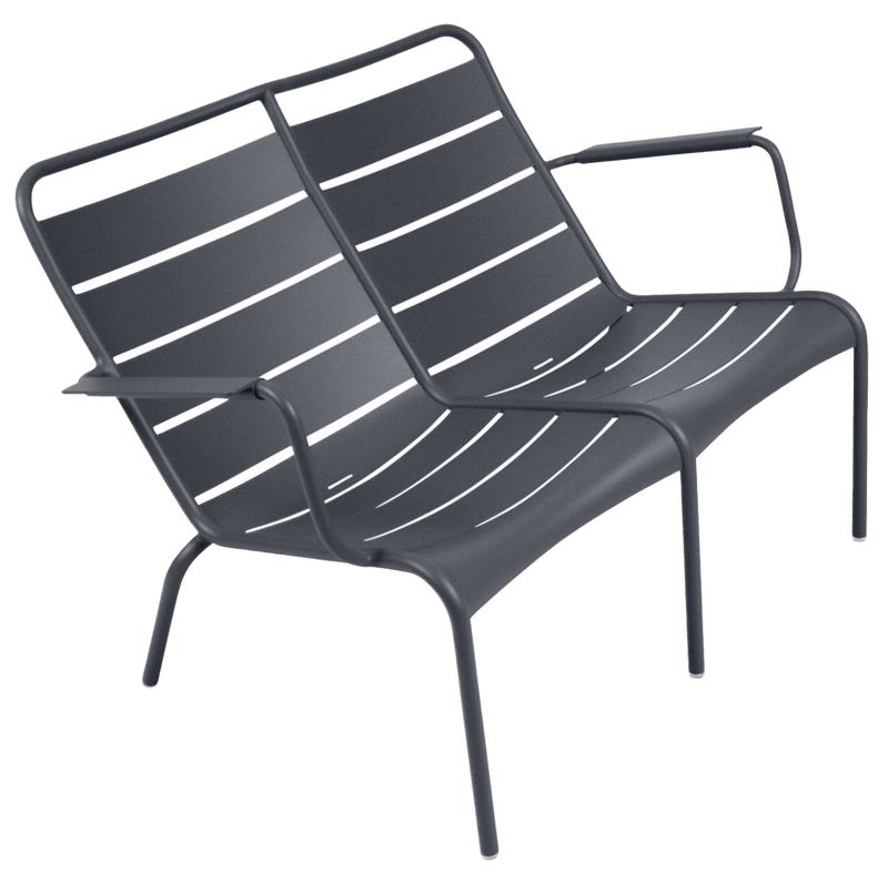 Luxembourg Low Armchair Duo - Fermob - Outdoor Furniture - Black Cherry - HORNE