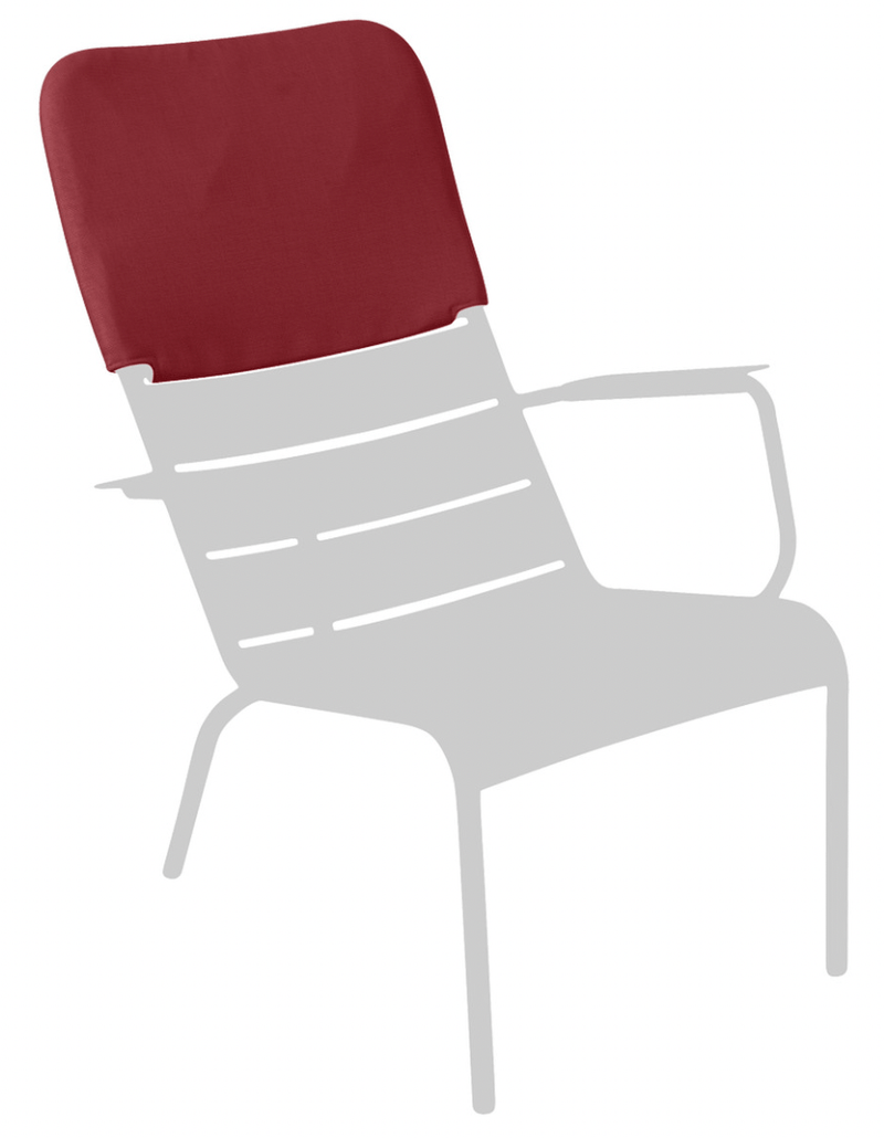 Luxembourg Low Armchair Headrest - Stereo Fabric - Fermob - Outdoor Furniture - Acapulco Blue - HORNE