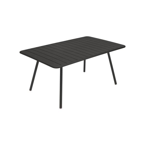 Luxembourg Rectangular Table - 65" x 39" - Fermob - Outdoor Furniture - Liquorice - HORNE